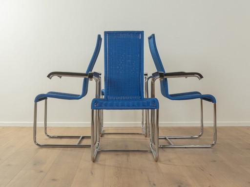 4X D25 sledestoelen van Marcel Breuer voor Tecta