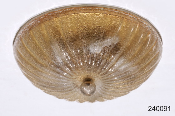 Image 1 of Italiaanse plafonnière van Muranoglas 