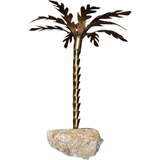 Vintage Brutalistische Palm Lamp 1970