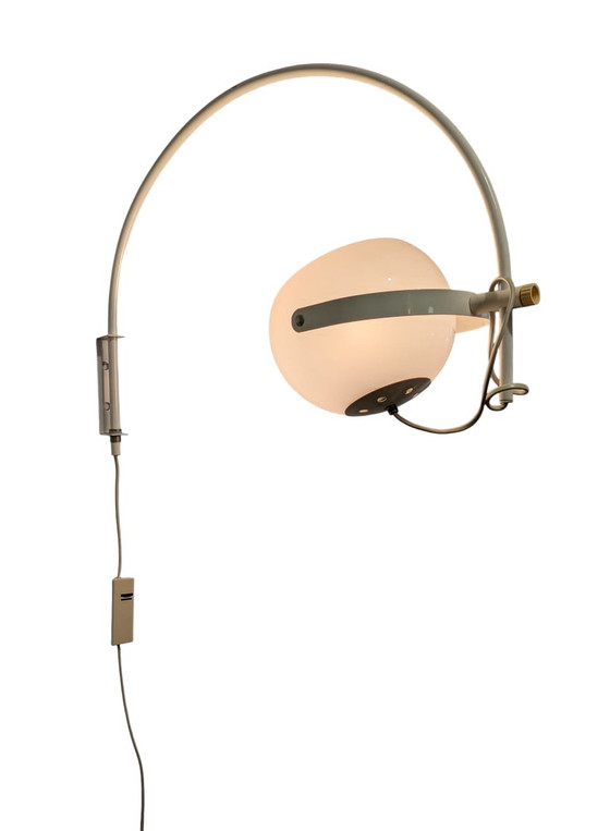 Image 1 of Vintage Space Age Mushroom Boog Wandlamp 