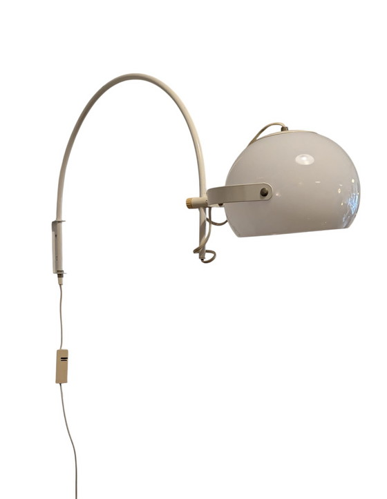 Image 1 of Vintage Space Age Mushroom Boog Wandlamp 