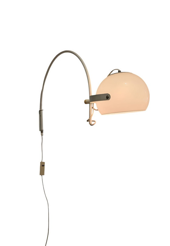 Image 1 of Vintage Space Age Mushroom Boog Wandlamp 