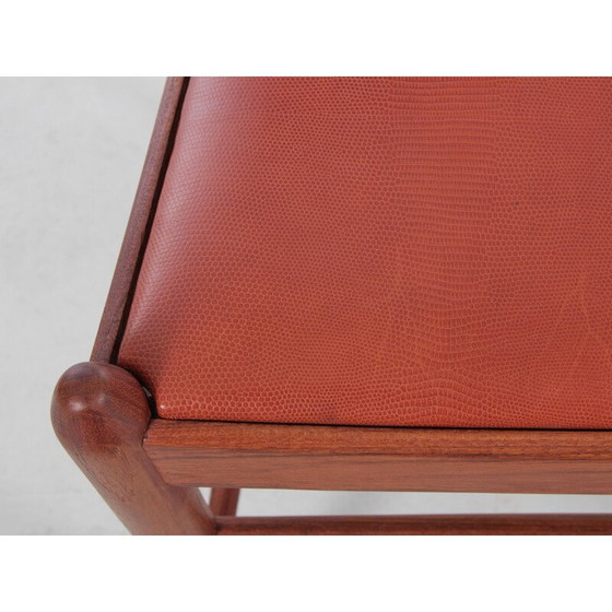 Image 1 of Set van 6 vintage Scandinavische teakhouten stoelen