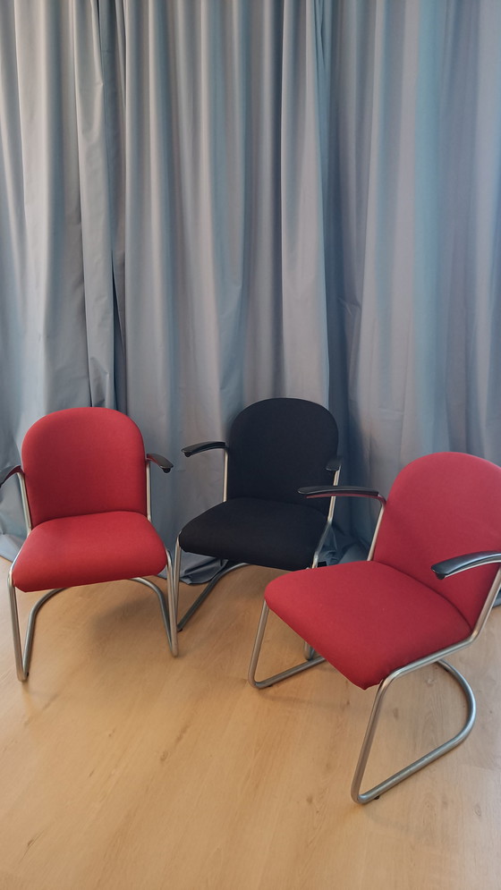 Image 1 of Originele Gispen 413 fauteuil stoelen