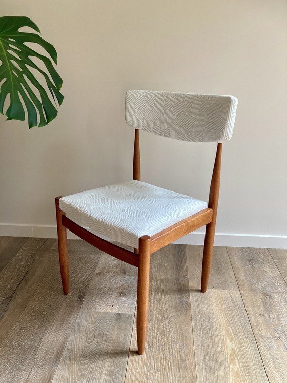 Image 1 of Set Van 4 Vintage Mid Century Stoelen