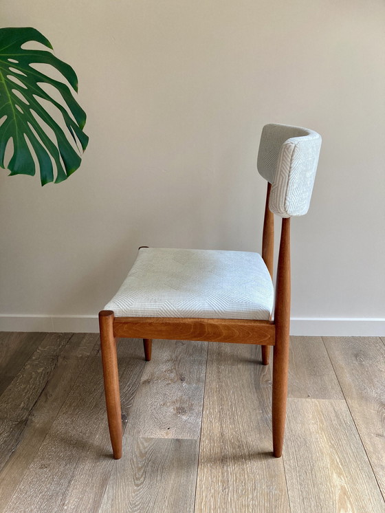 Image 1 of Set Van 4 Vintage Mid Century Stoelen