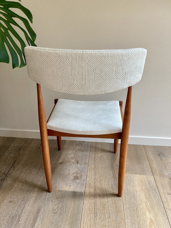 Image 1 of Set Van 4 Vintage Mid Century Stoelen