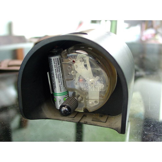 Image 1 of Vintage Optic tafelklok door Joe Colombo voor Ritz Italora 1970