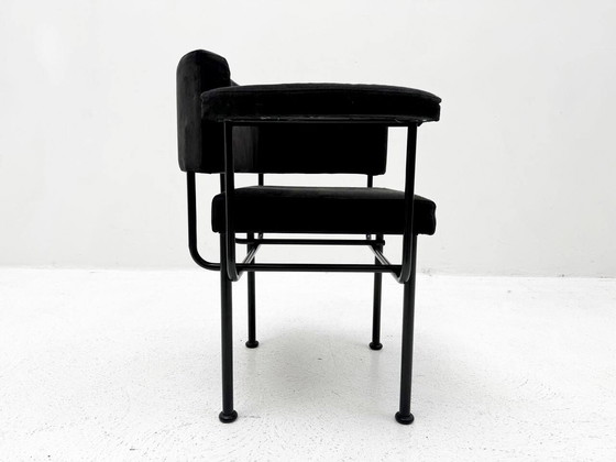 Image 1 of 5x Postmoderne Cotton Club stoelen van Carlo Forcolini voor Stellar Works, jaren 1988