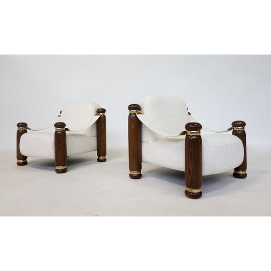 Image 1 of Paar vintage fauteuils, Italië 1970