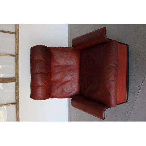 Vintage fauteuil met Ottomane van Dieter Rams voor Vitsoe - 1960