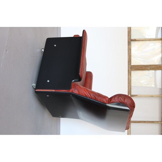 Image 1 of Vintage fauteuil met Ottomane van Dieter Rams voor Vitsoe - 1960