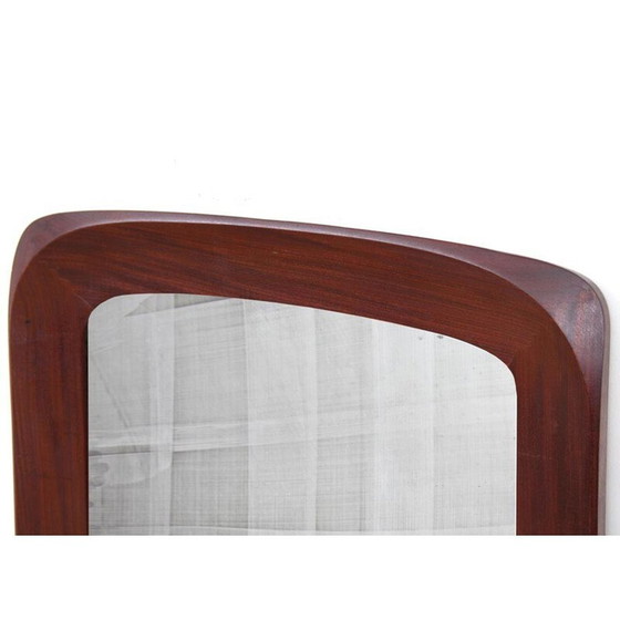 Image 1 of Scandinavische vintage teakhouten spiegel, 1960