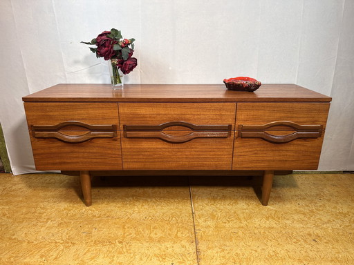 Mid Century Retro Vintage Teak Dressoir Van Stonehill 1960