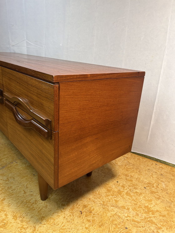 Image 1 of Mid Century Retro Vintage Teak Dressoir Van Stonehill 1960