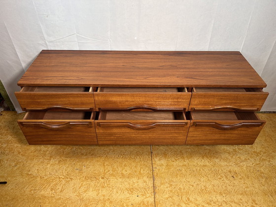 Image 1 of Mid Century Retro Vintage Teak Dressoir Van Stonehill 1960