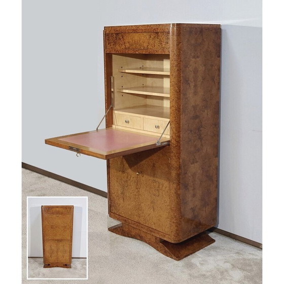 Image 1 of Vintage secretaire van Amboyna, 1920