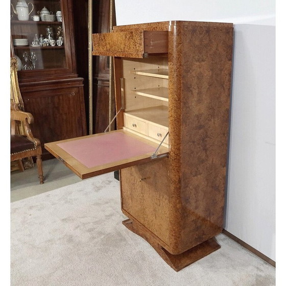 Image 1 of Vintage secretaire van Amboyna, 1920