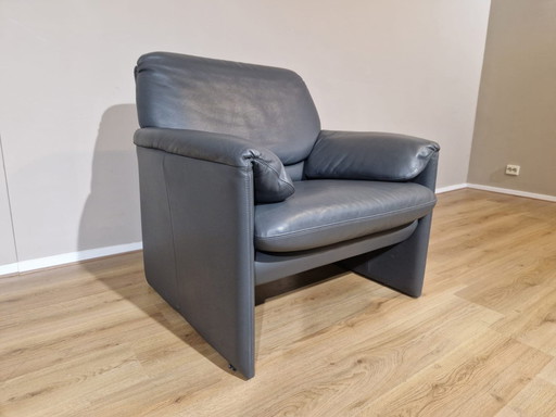 Leolux Bora Beta Fauteuil Grijs Leder Design Axel Enthoven