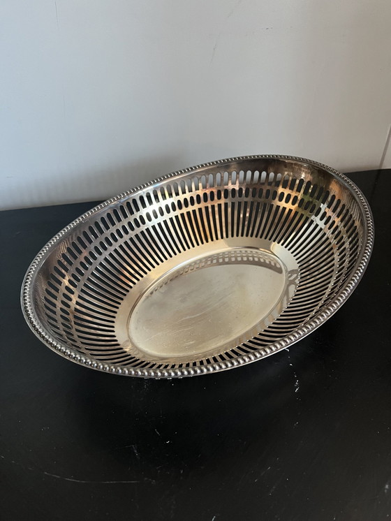 Image 1 of Art Deco Verzilverde Antieke Mand