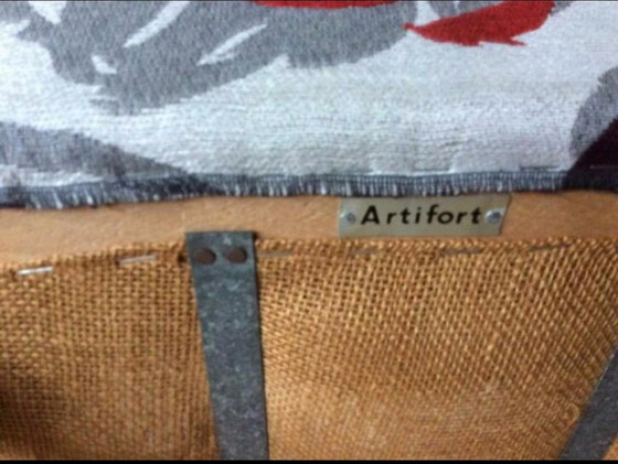 Image 1 of 2x Artifort Theo Ruth fauteuils model 102