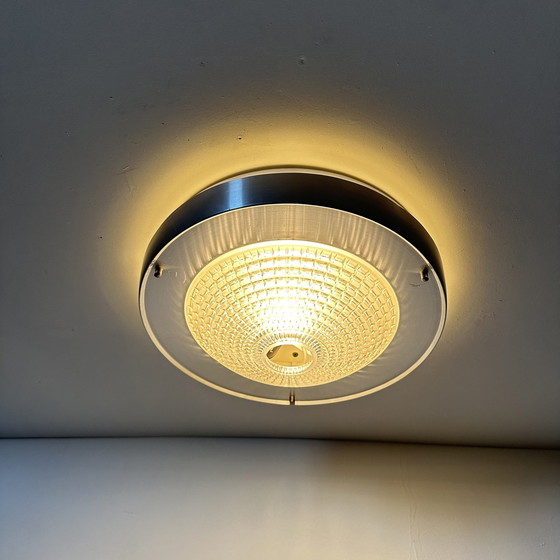 Image 1 of Raak Flush Mount Ceiling Lamp B-1043 , 1970S Ufo Space Age