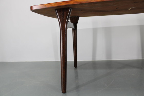 Image 1 of 1960S Grote Deense Houten Eettafel