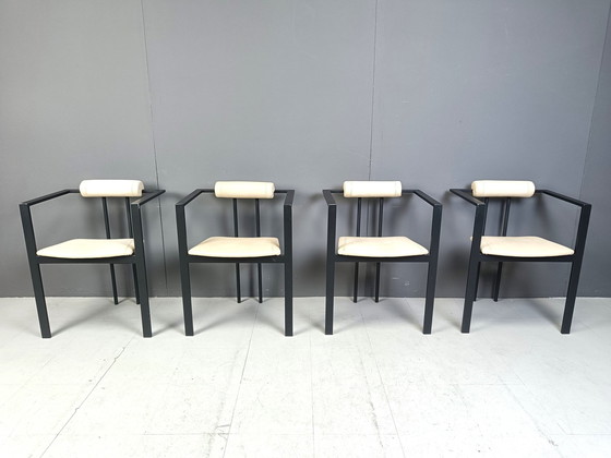 Image 1 of Trix eetkamerstoelen van Karl Friedrich Förster voor Kff, 1980S, set van 4