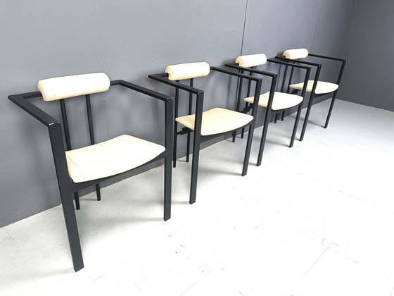 Image 1 of Trix eetkamerstoelen van Karl Friedrich Förster voor Kff, 1980S, set van 4