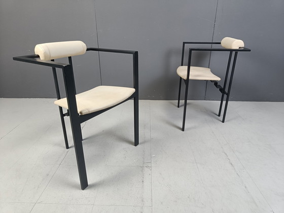 Image 1 of Trix eetkamerstoelen van Karl Friedrich Förster voor Kff, 1980S, set van 4