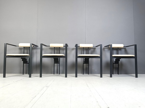 Image 1 of Trix eetkamerstoelen van Karl Friedrich Förster voor Kff, 1980S, set van 4