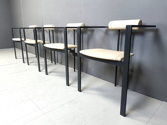 Image 1 of Trix eetkamerstoelen van Karl Friedrich Förster voor Kff, 1980S, set van 4