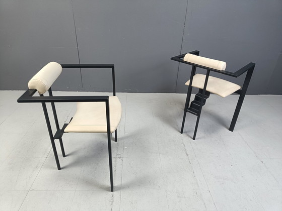 Image 1 of Trix eetkamerstoelen van Karl Friedrich Förster voor Kff, 1980S, set van 4