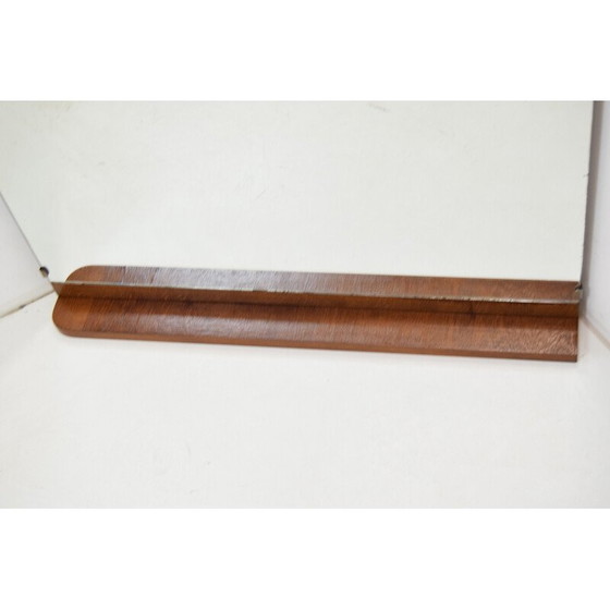 Image 1 of Vintage Art Deco spiegel met houten lijst, Tsjecho-Slowakije 1930