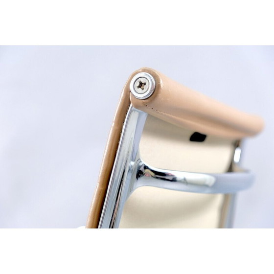 Image 1 of Vintage draaifauteuil in aluminium en leer van Charles en Ray Eames voor Vitra, Duitsland 1959