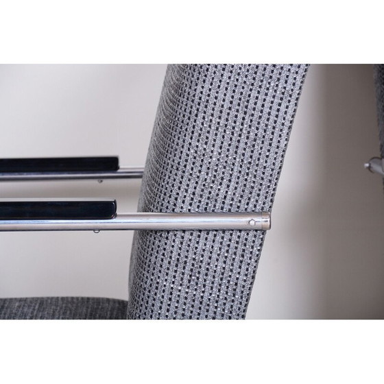 Image 1 of Paar vintage grijze fauteuils van Anton Lorenz voor Mucke Melder, jaren 1930