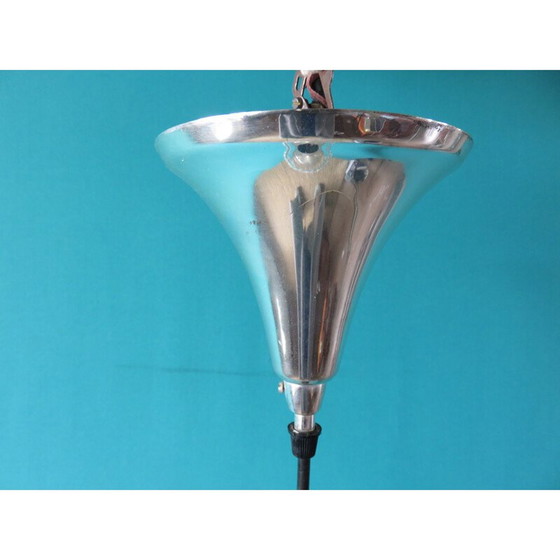 Image 1 of Scandinavische hanglamp van metaal en plexiglas, 1970