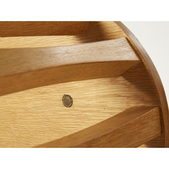 Image 1 of Vintage eikenhouten salontafel door Vincent Poujardieu, 1992