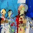 Zeefdruk Jens Olsen - Where Are We Going