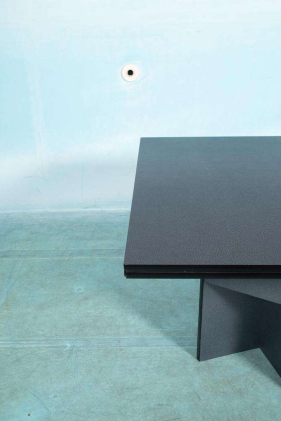 Image 1 of Postmodern eettafel Hennie de Jong, minimalist dining table