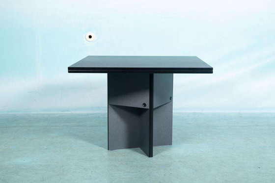 Image 1 of Postmodern eettafel Hennie de Jong, minimalist dining table