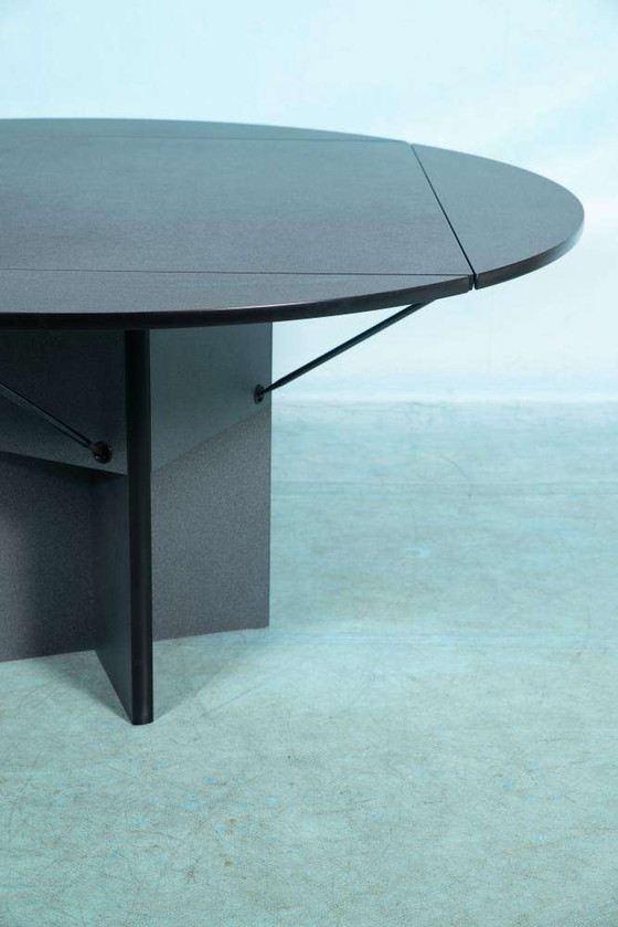 Image 1 of Postmodern eettafel Hennie de Jong, minimalist dining table