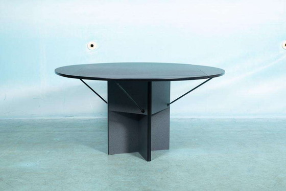 Image 1 of Postmodern eettafel Hennie de Jong, minimalist dining table