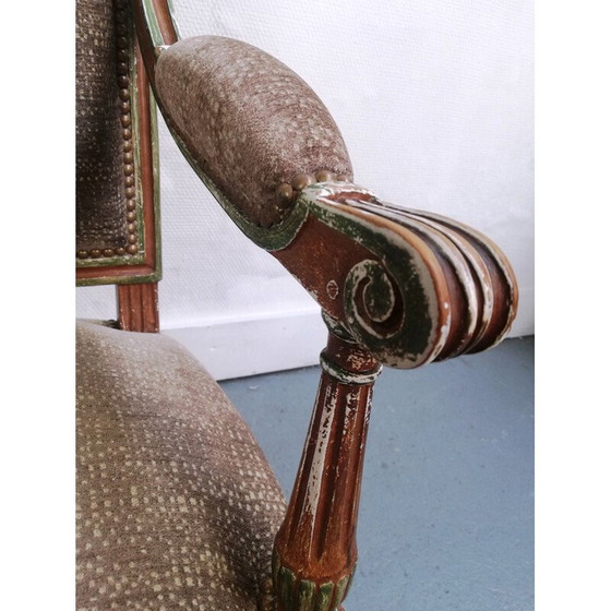 Image 1 of Vintage fauteuil Lodewijk XVI stijl