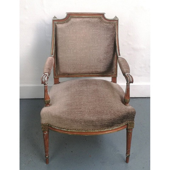 Image 1 of Vintage fauteuil Lodewijk XVI stijl
