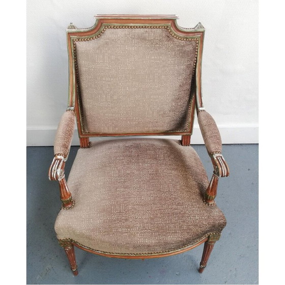 Image 1 of Vintage fauteuil Lodewijk XVI stijl