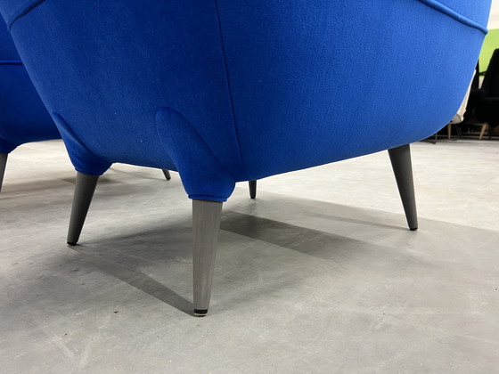 Image 1 of Gelderland 7850 Hold Tide Fauteuil blauw stof