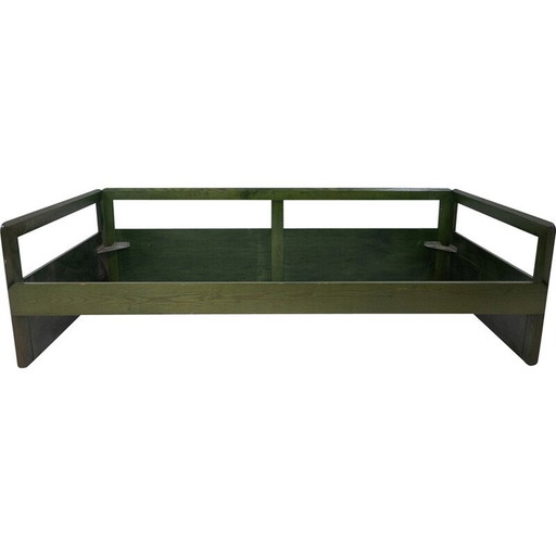 Mid-century groen daybed van Derk Jan de Vries, Italië 1960