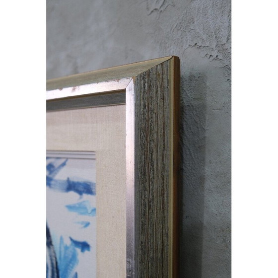 Image 1 of Vintage olieverf portretschilderij op canvas door Erik Heinertz, Zweden 1960