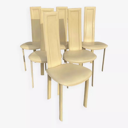 6x Quia Elana B model stoelen